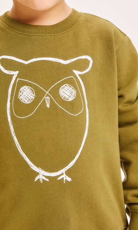 Lotus owl sweat - capulet olive